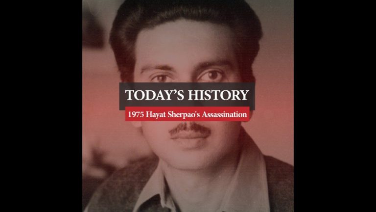 Today in History: Hayat Sherpao’s Assassination