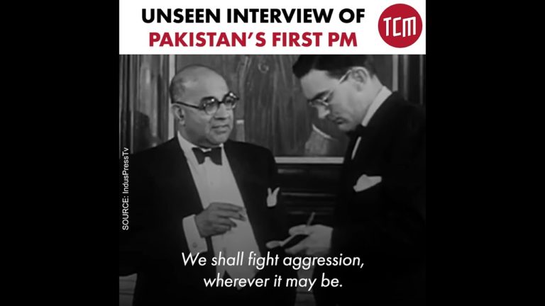 A Rare Interview of Pakistan’s First Prime Minister