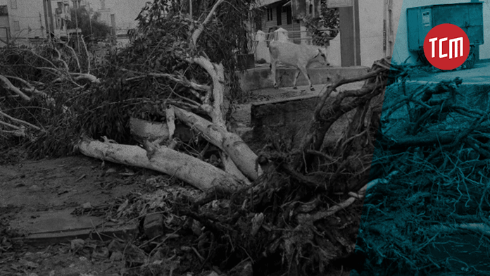 Sights of Cyclone Biparjoy Making Landfall in India